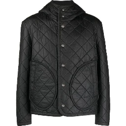 جاكيت خارجي من البوليستر الأسود