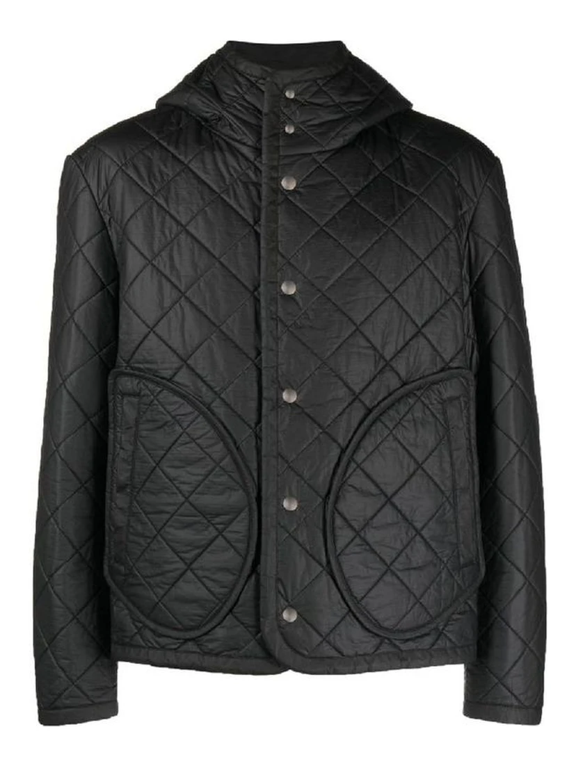 Black Polyester Shell Jacket