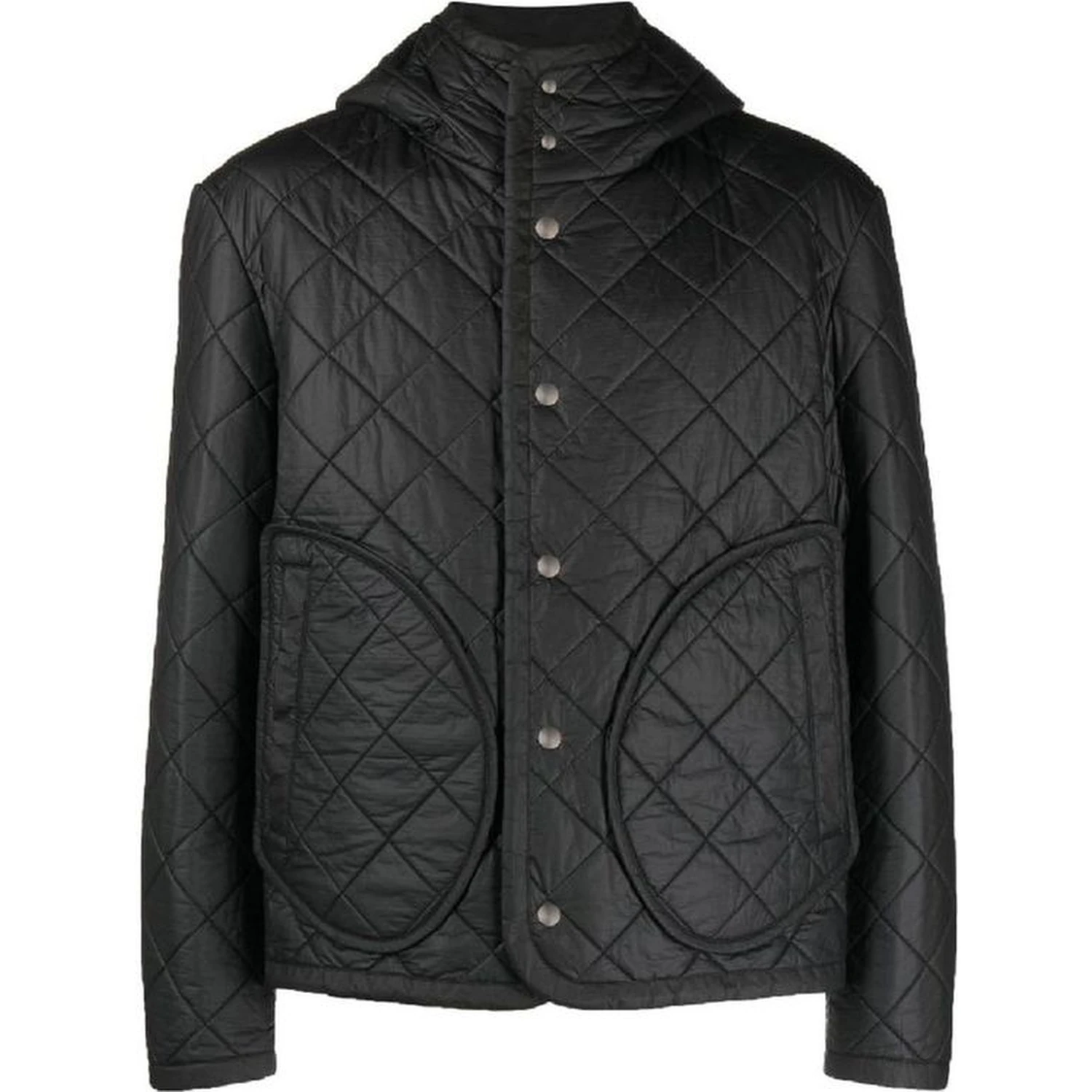 Black Polyester Shell Jacket