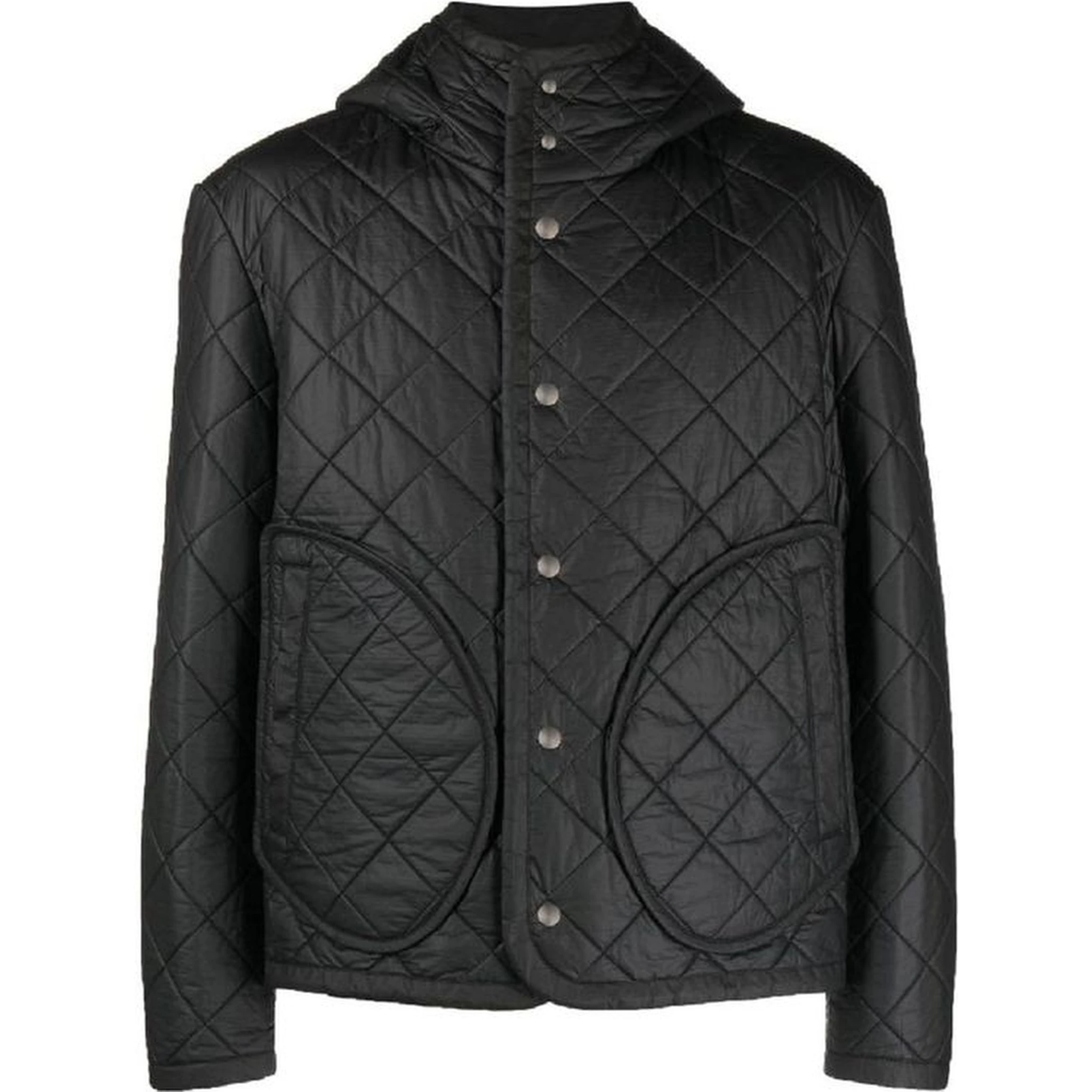 جاكيت خارجي من البوليستر الأسود