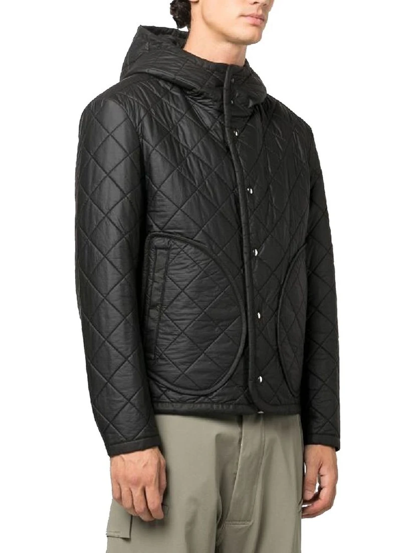 Black Polyester Shell Jacket