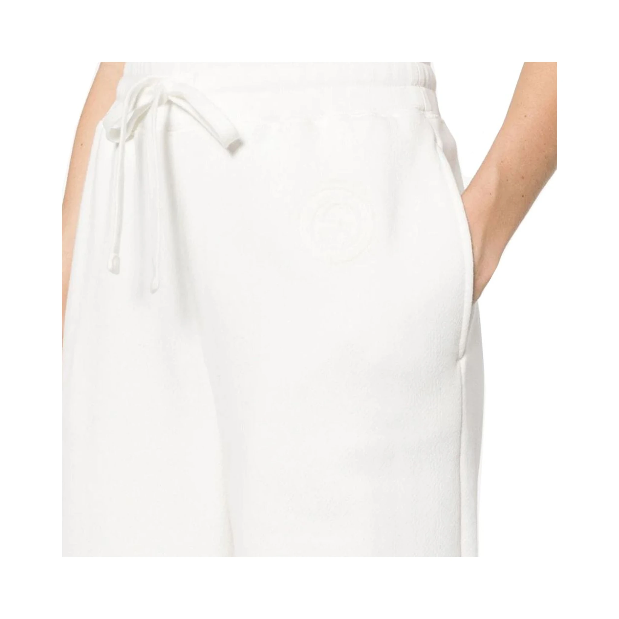 White Cotton Joggers (Workout Pants)