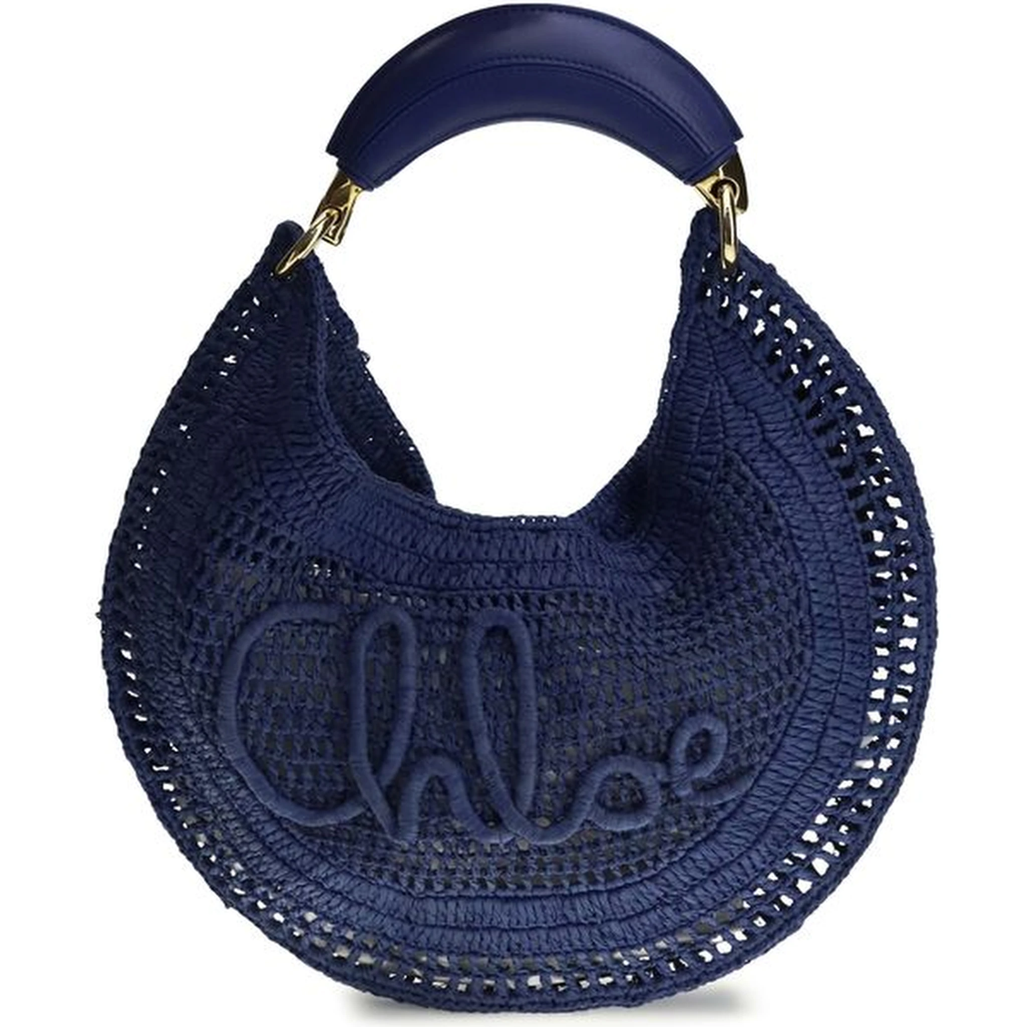 Black Raffia Shoulder Bag