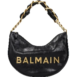 Black Leather Shoulder Bag