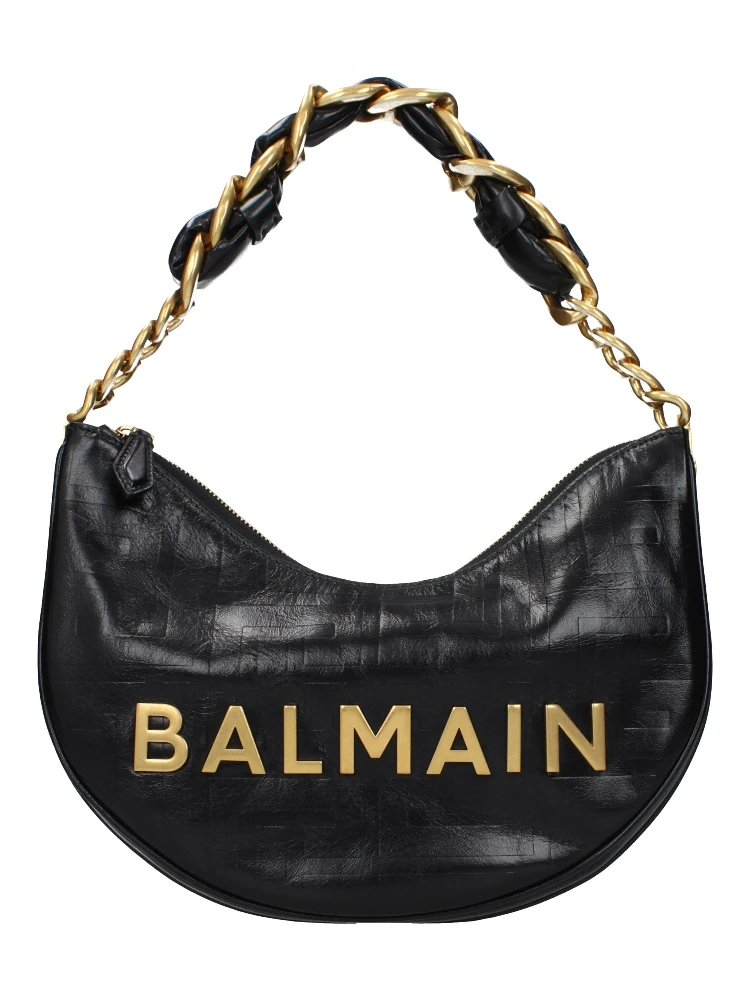 Black Leather Shoulder Bag