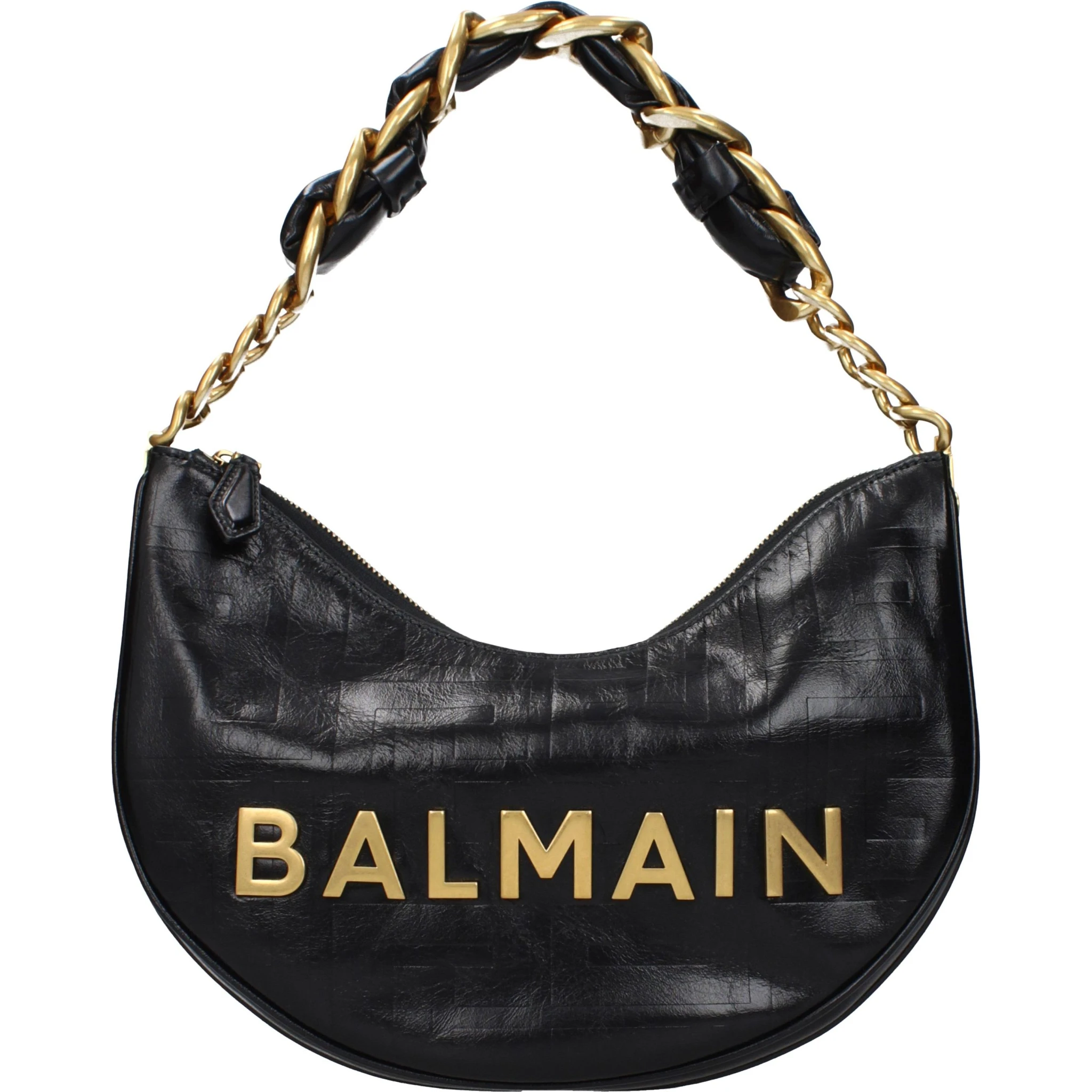 Black Leather Shoulder Bag