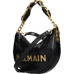 Black Leather Shoulder Bag