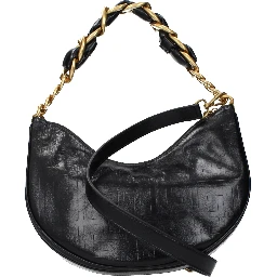 Black Leather Shoulder Bag