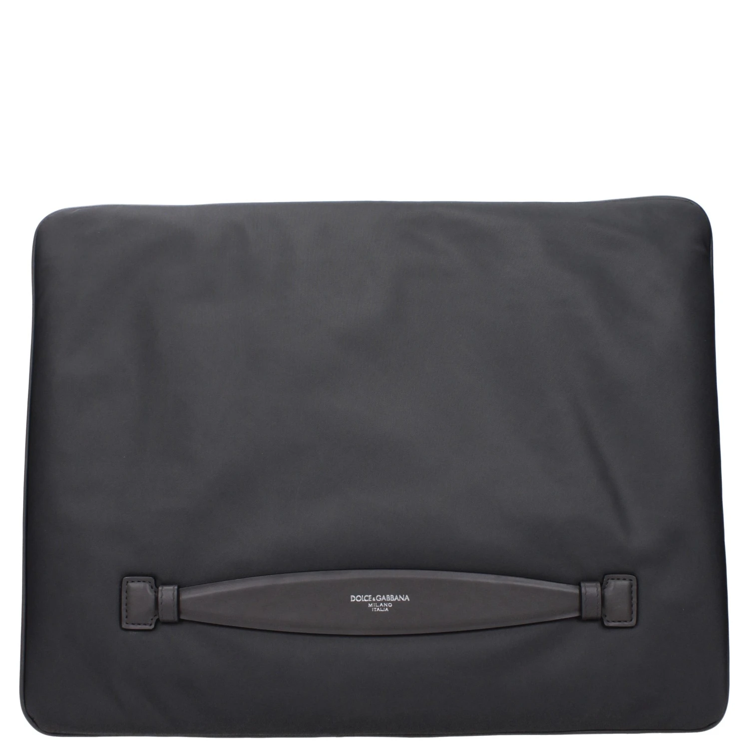 Gray Fabric Clutch Bag
