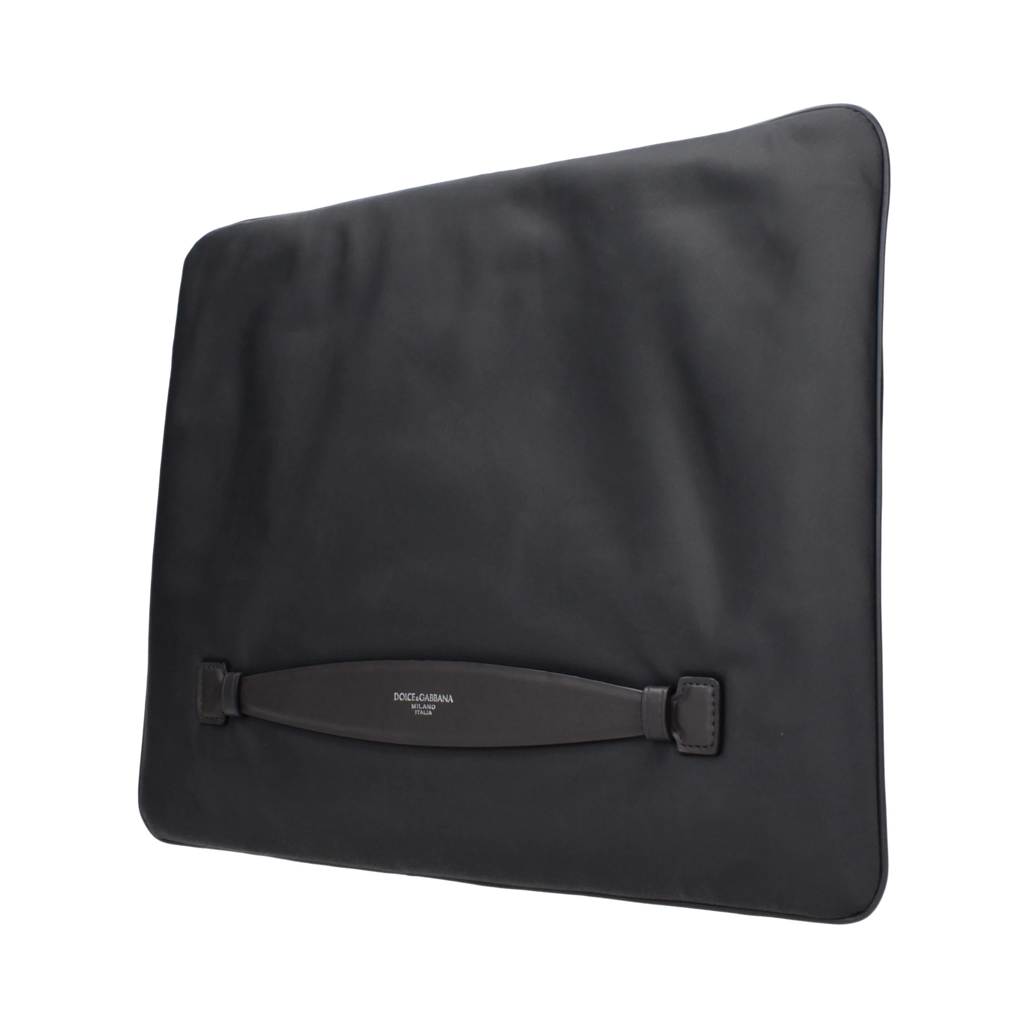 Gray Fabric Clutch Bag