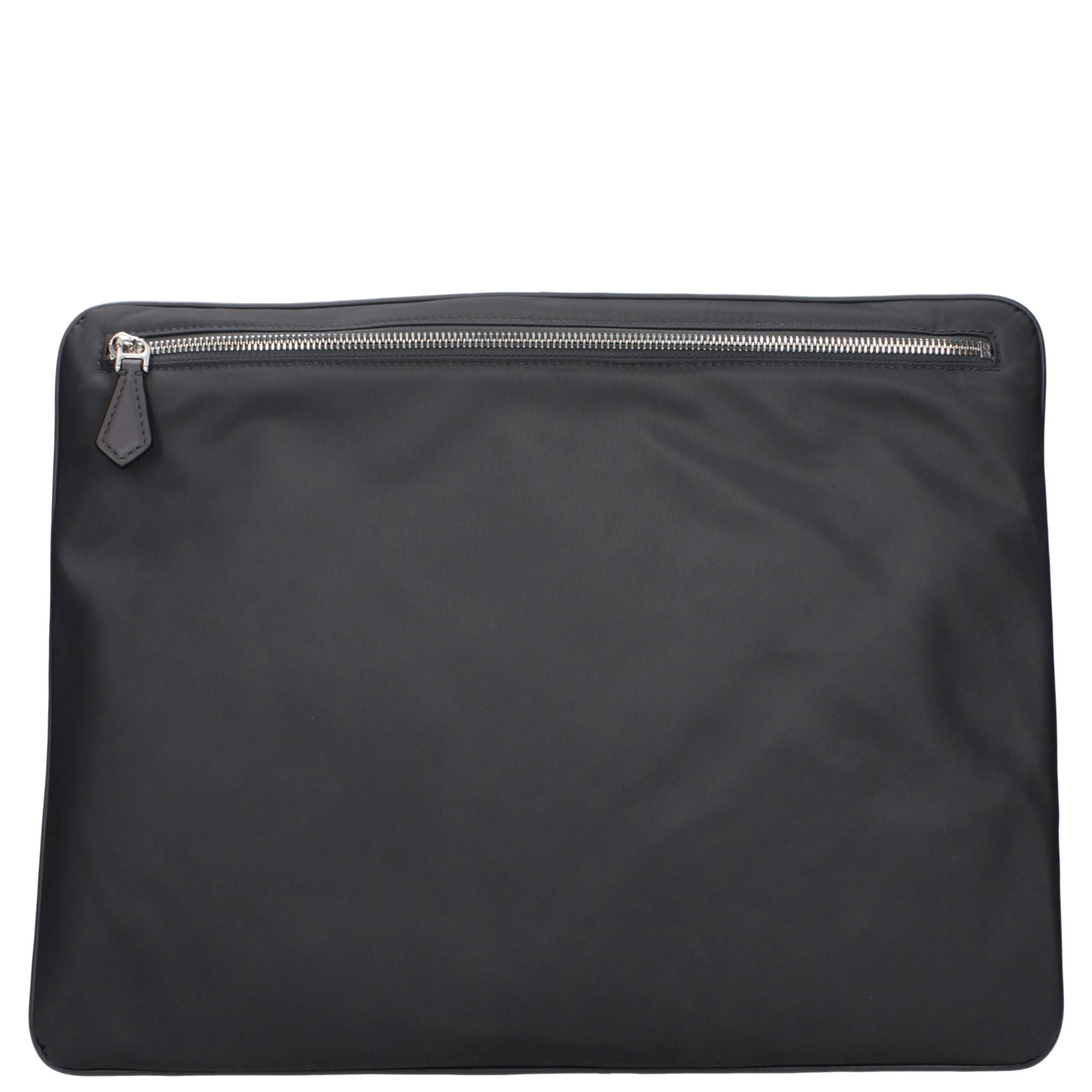 Gray Fabric Clutch Bag