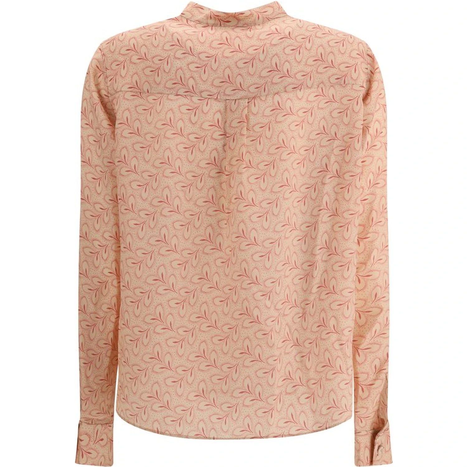 Light Pink Silk Pattern Shirt
