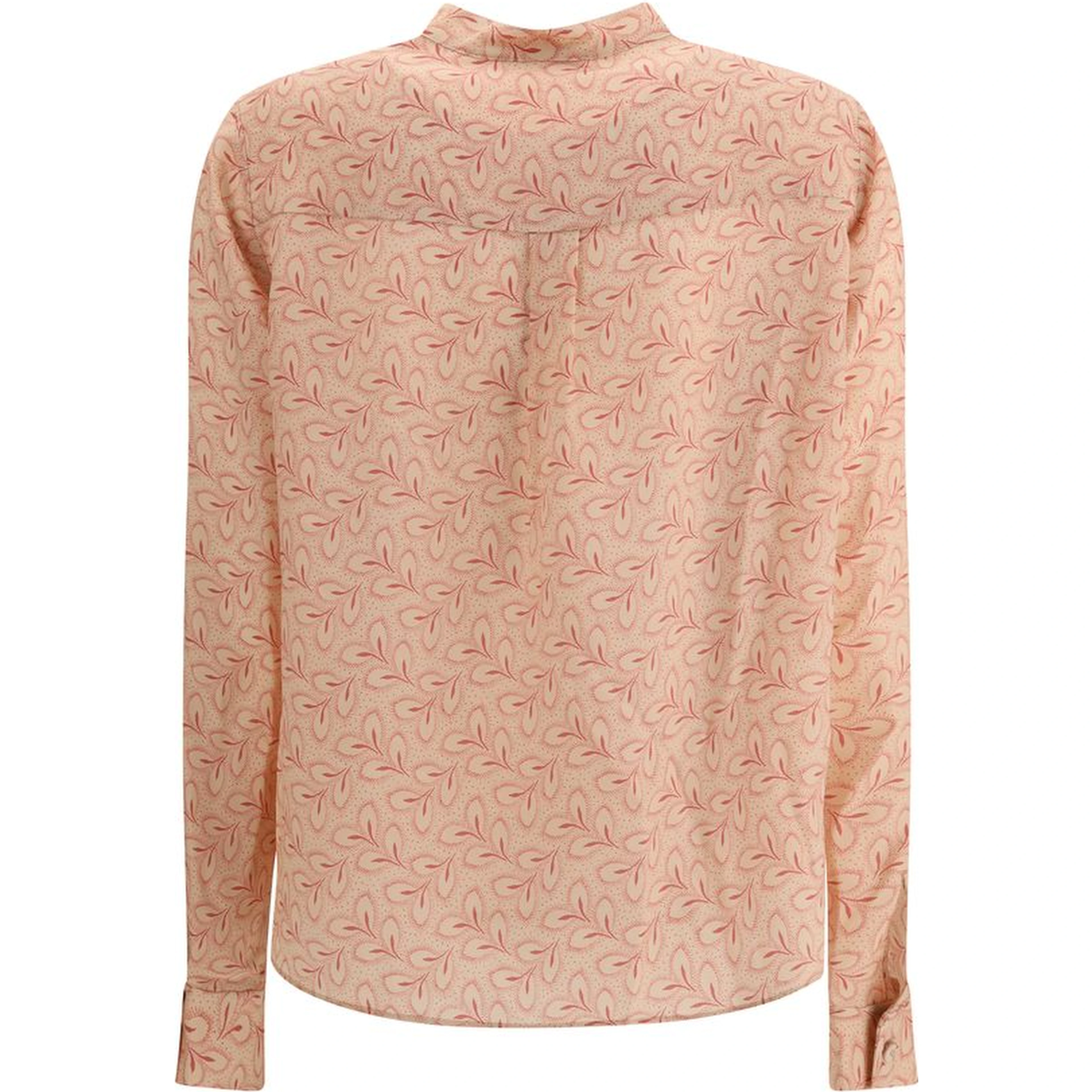 Light Pink Silk Pattern Shirt