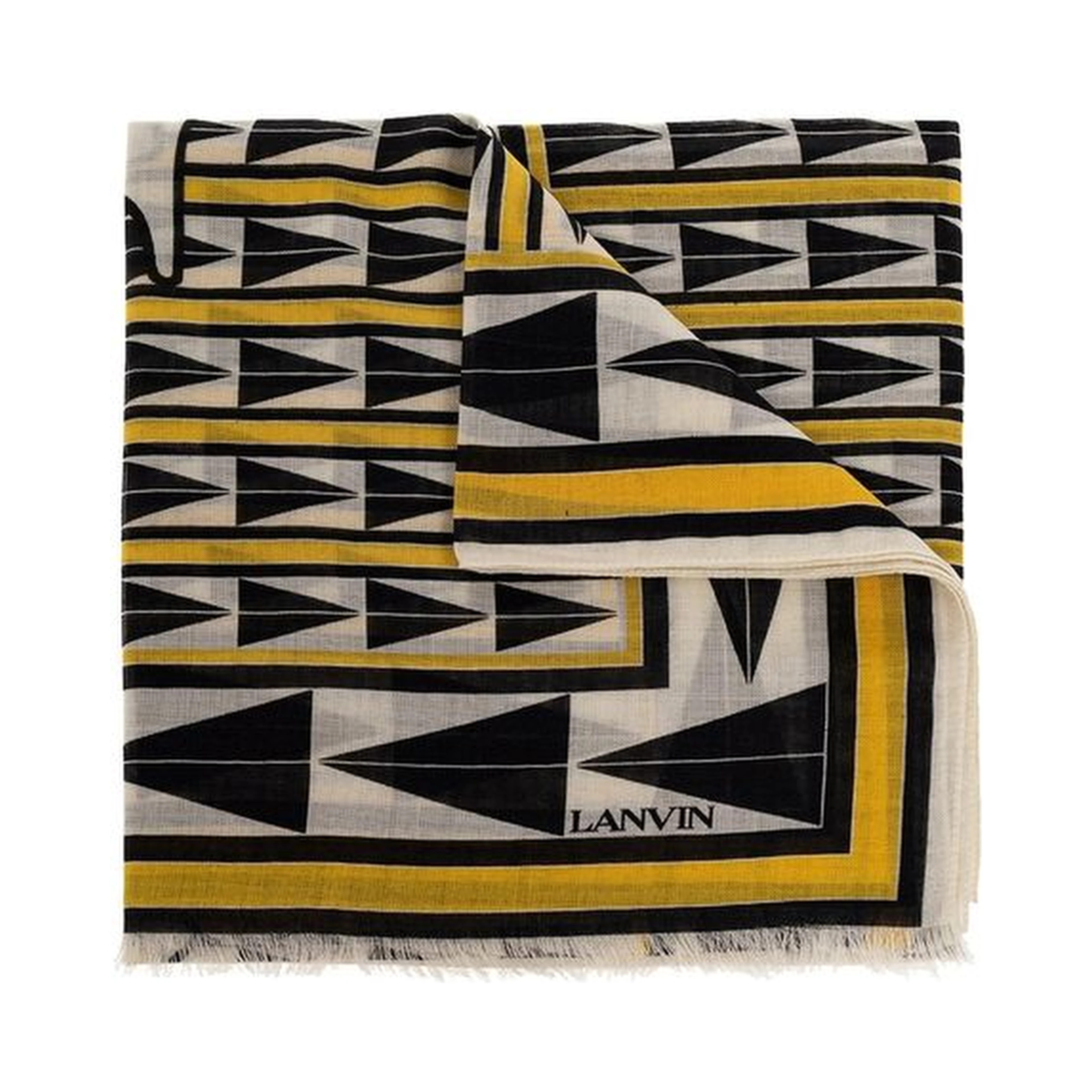 Bicolor Wool Scarf