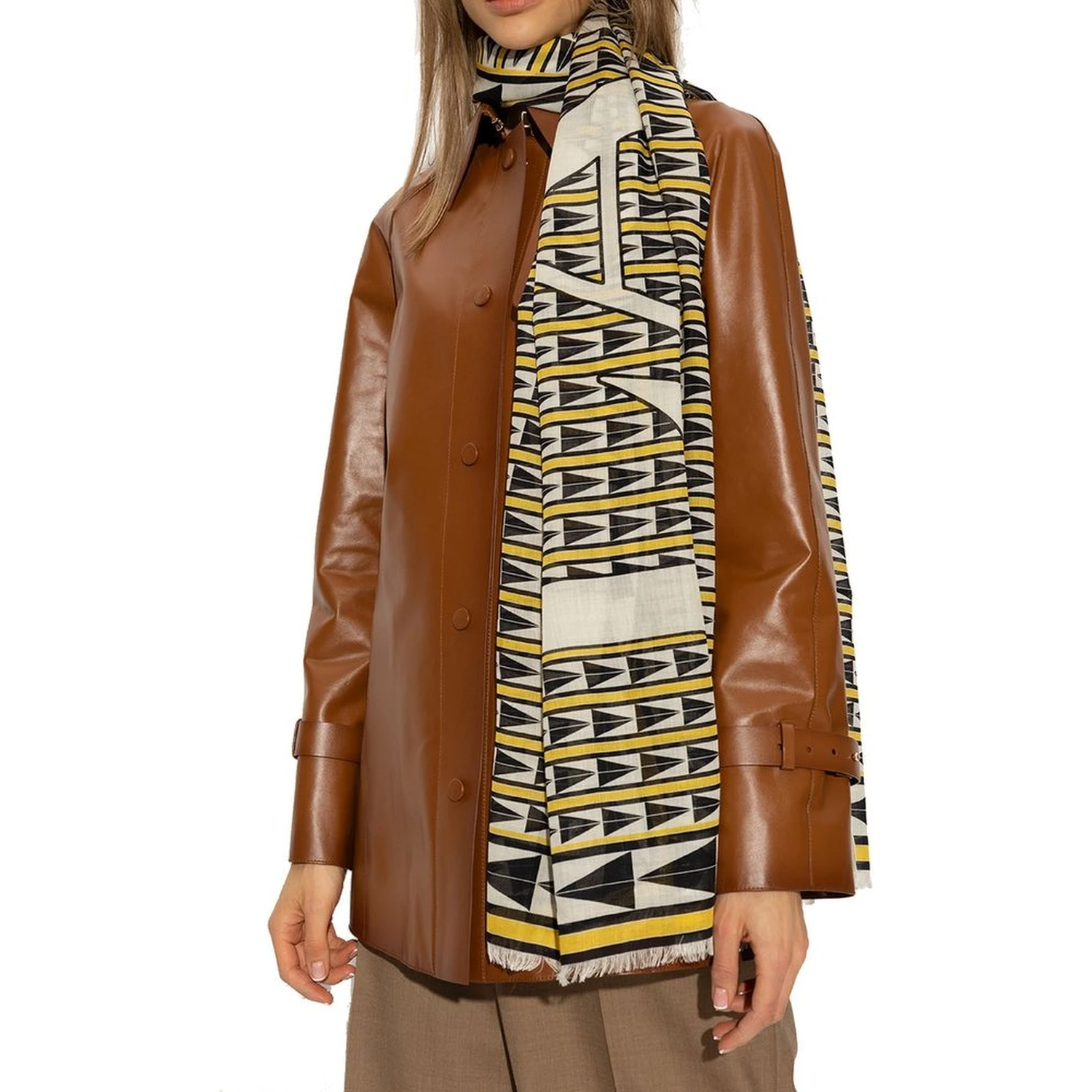 Bicolor Wool Scarf