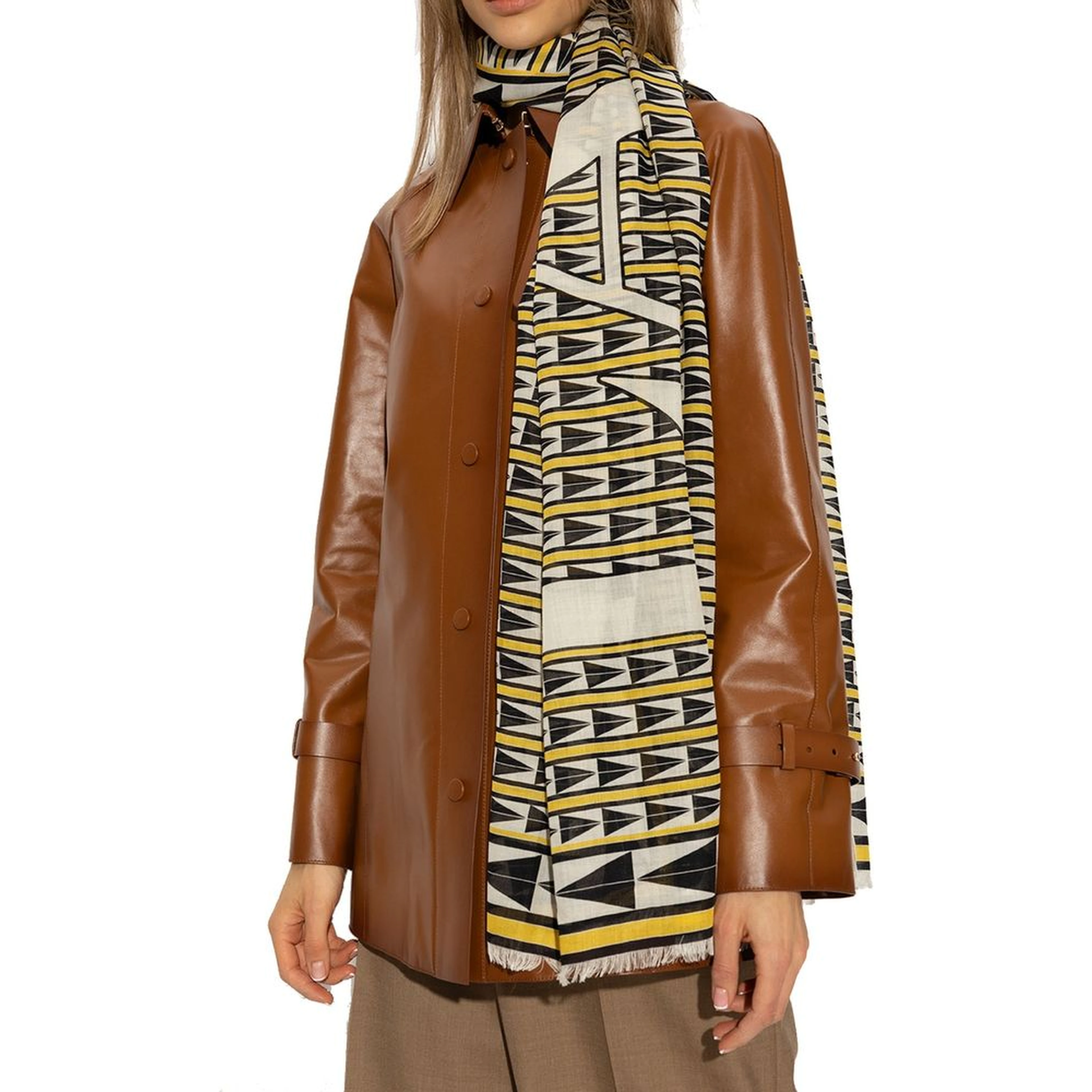 Bicolor Wool Scarf