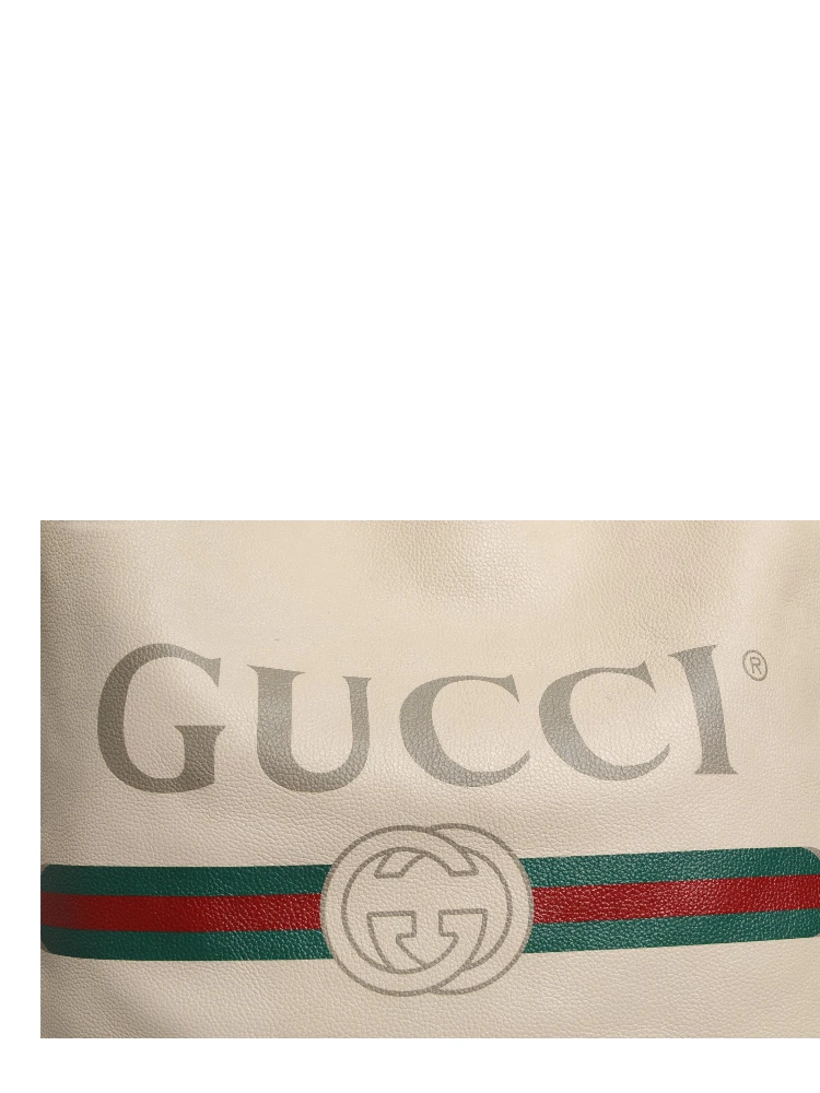 White Web Sherry Logo Print Tote Bag alternative