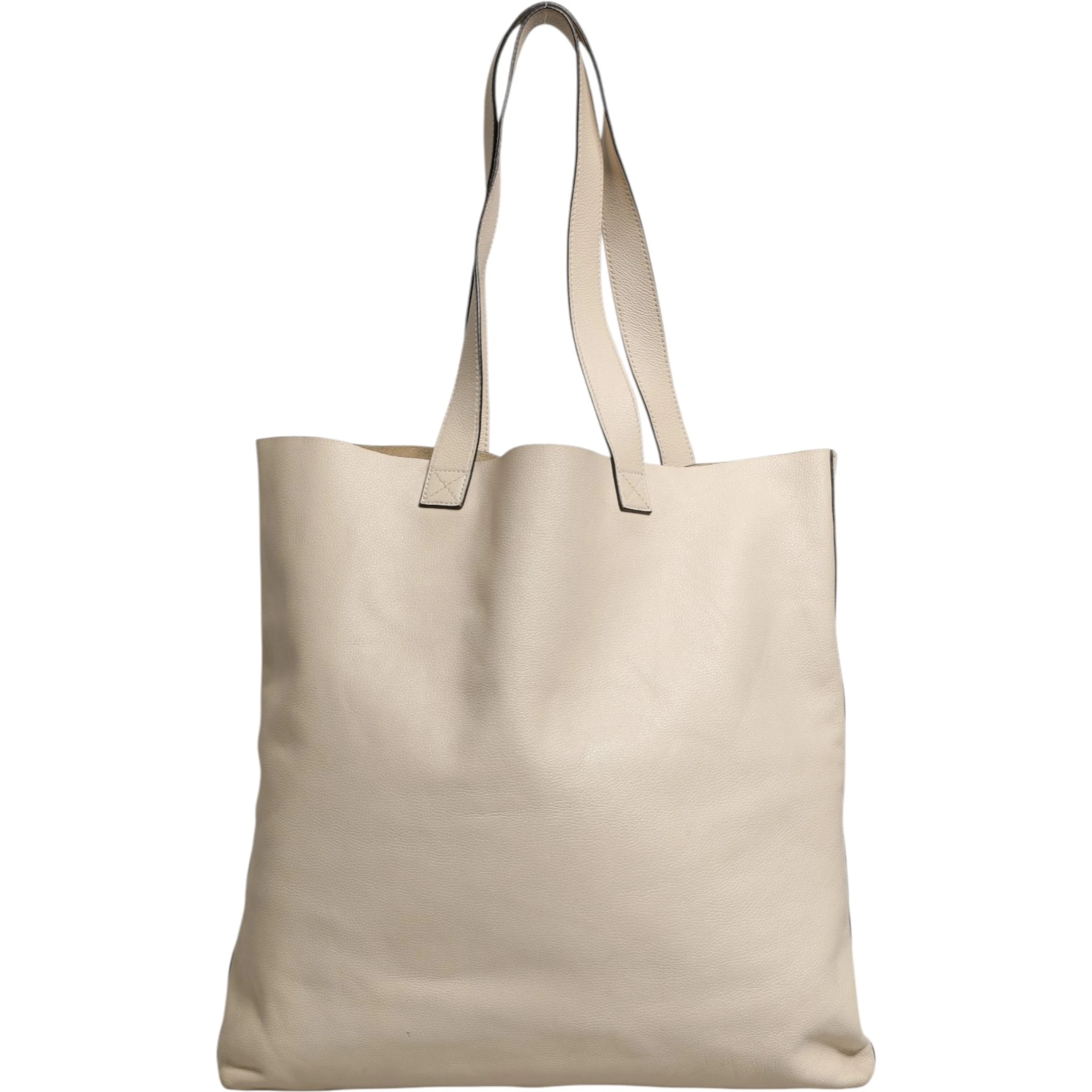 White Web Sherry Logo Print Tote Bag