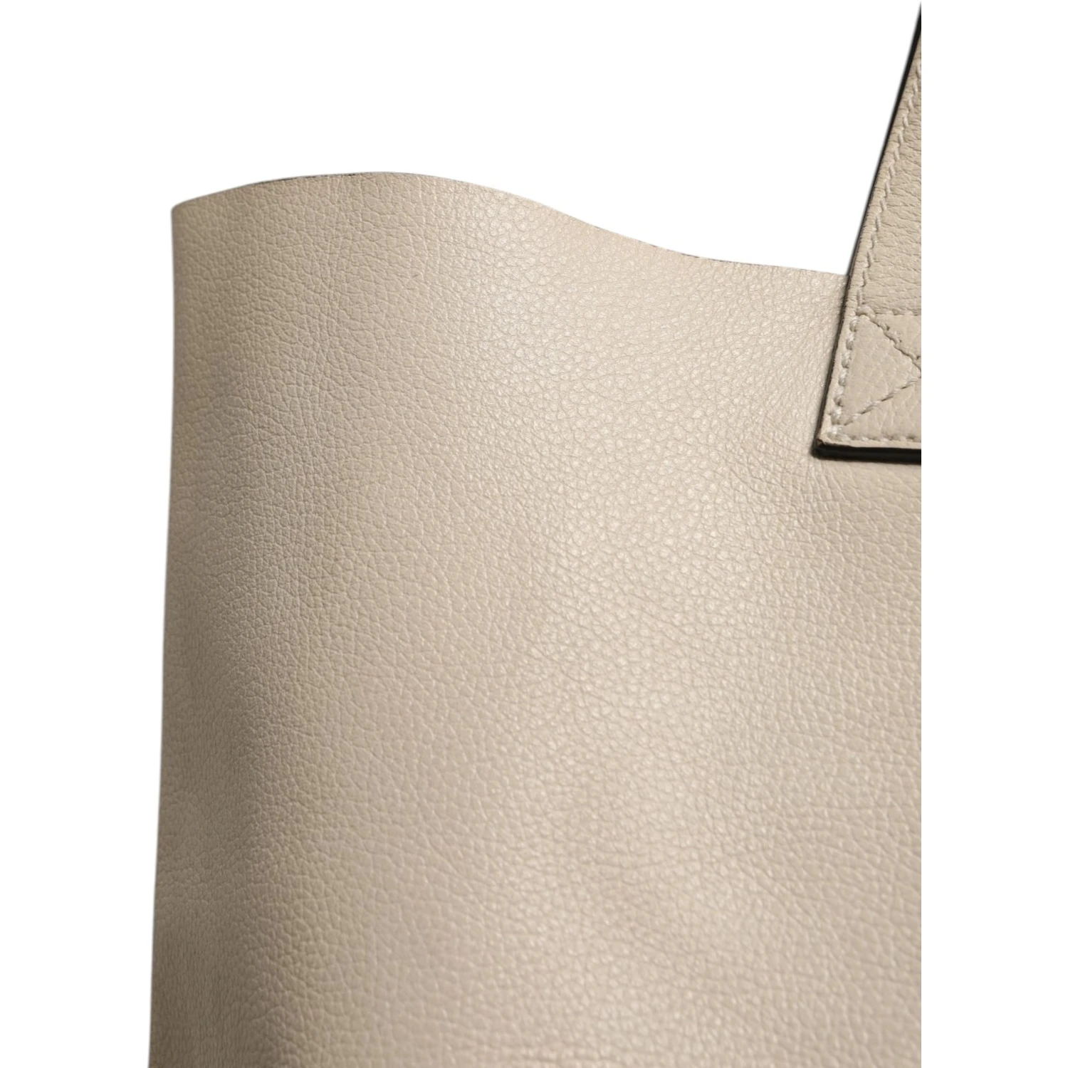 White Web Sherry Logo Print Tote Bag