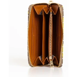 Beige Leather Women Wallet