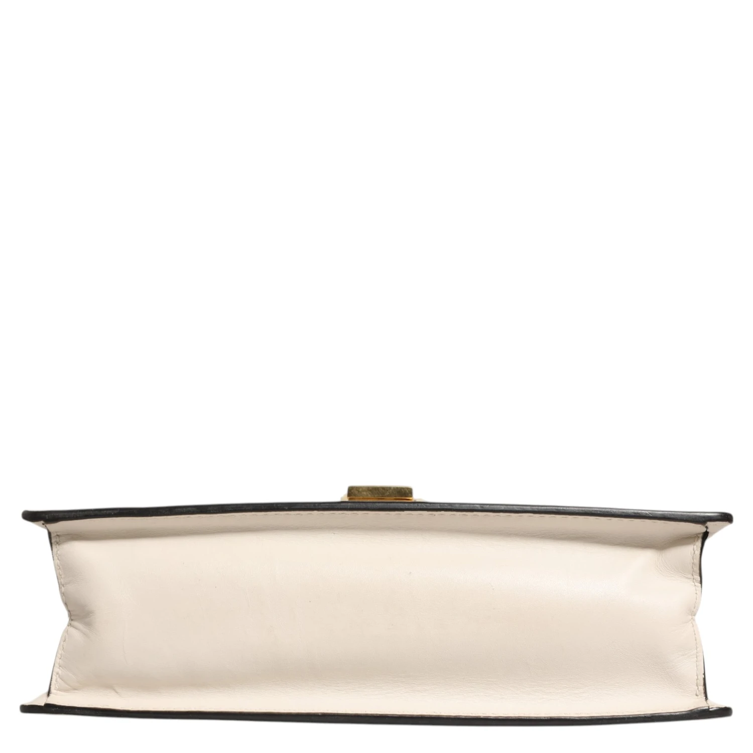 White Calfskin Leather Sylvie Crossbody Bag