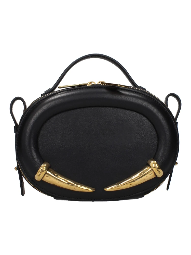 Black Leather Handbag