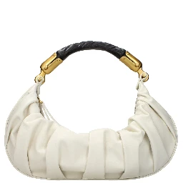 Beige Leather Handbag