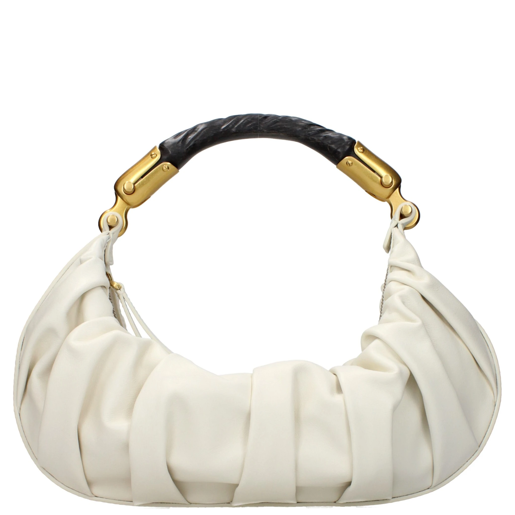 Beige Leather Handbag