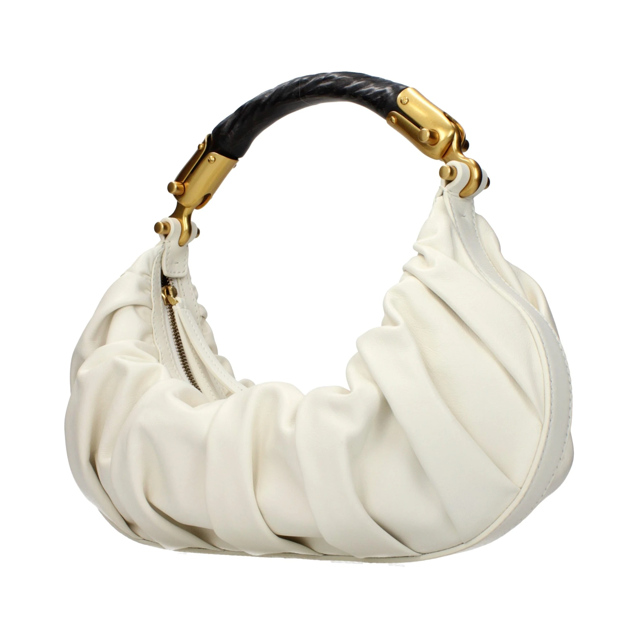 Beige Leather Handbag