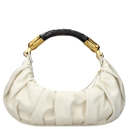 Beige Leather Handbag