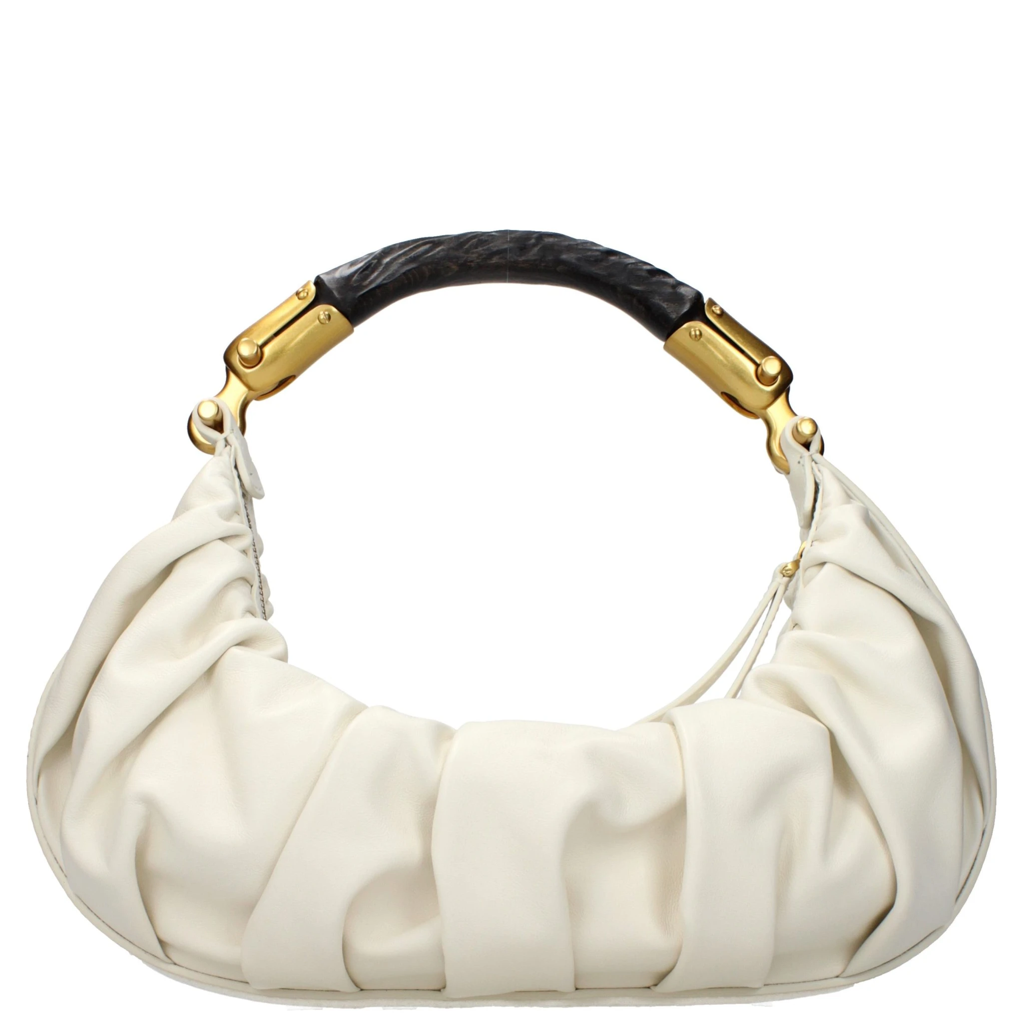 Beige Leather Handbag