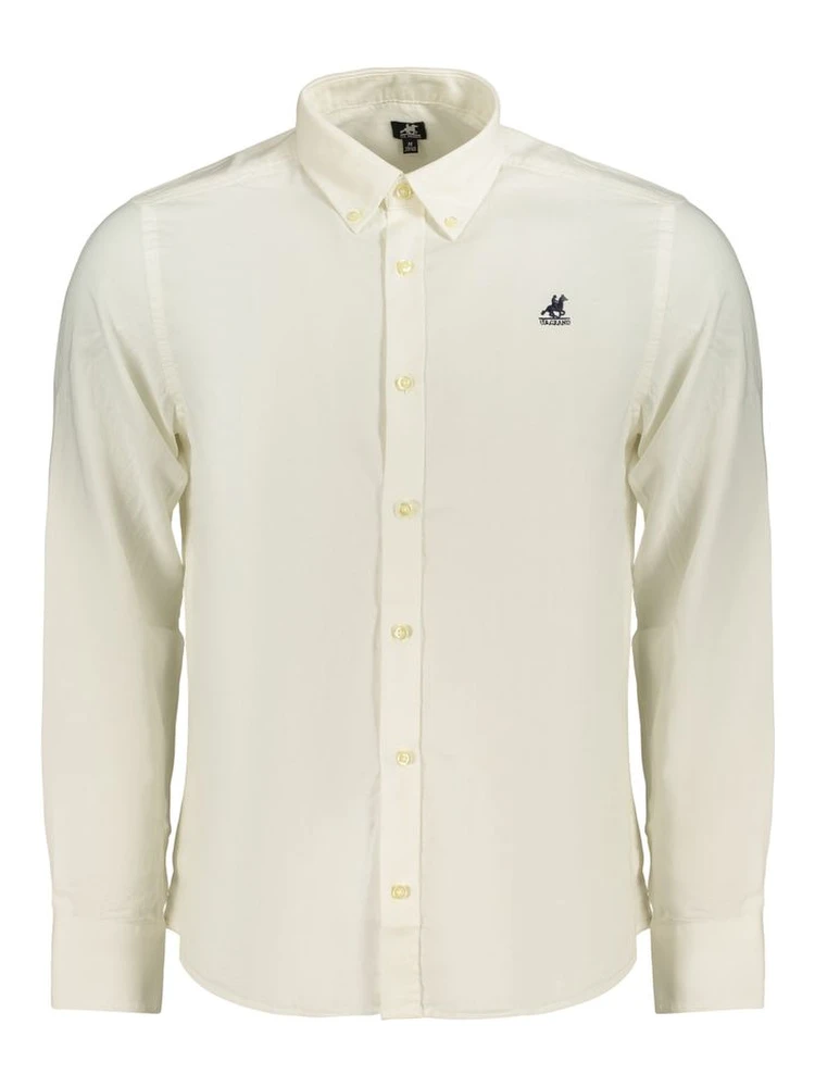 Blue Cotton Dress Shirt