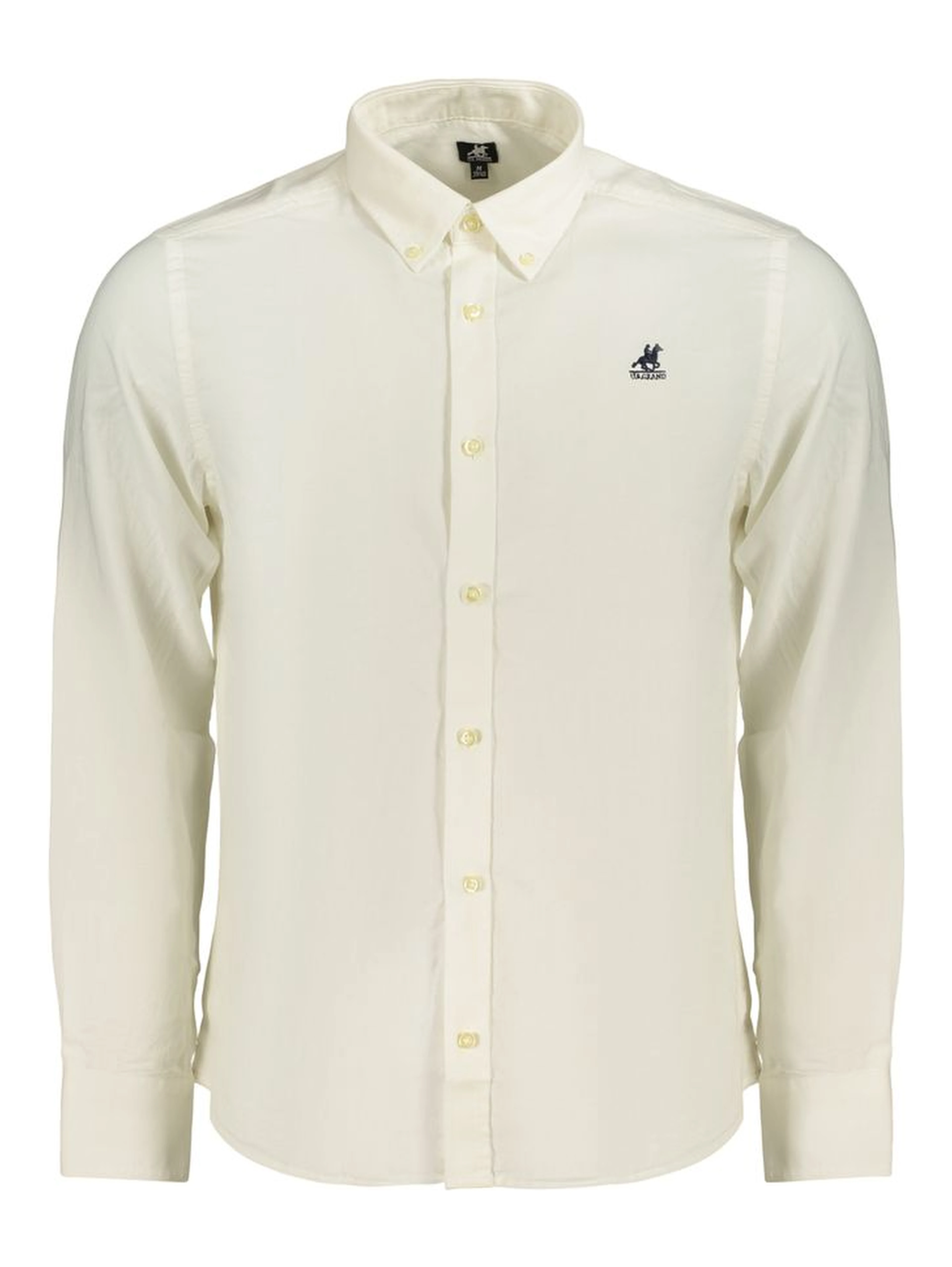 Blue Cotton Dress Shirt