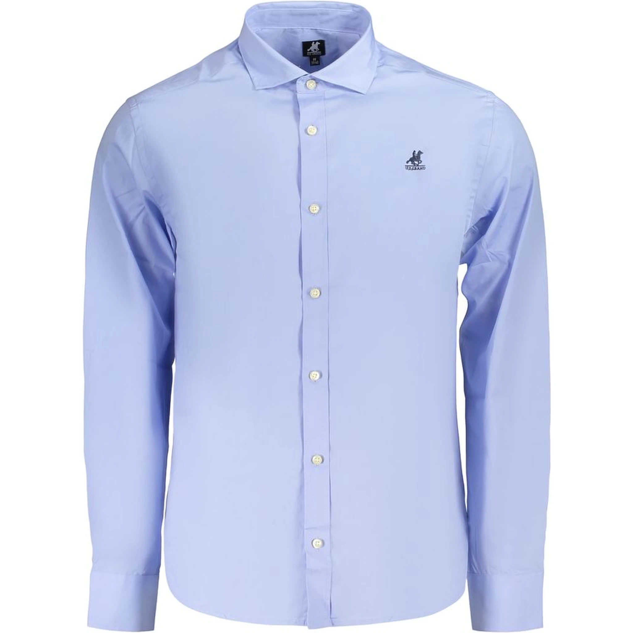 Azzurro Cotton Men's Shirt
