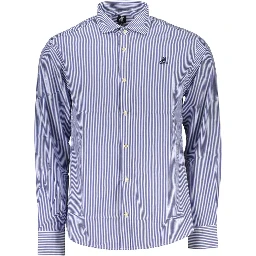 Blue Cotton Pattern Shirt