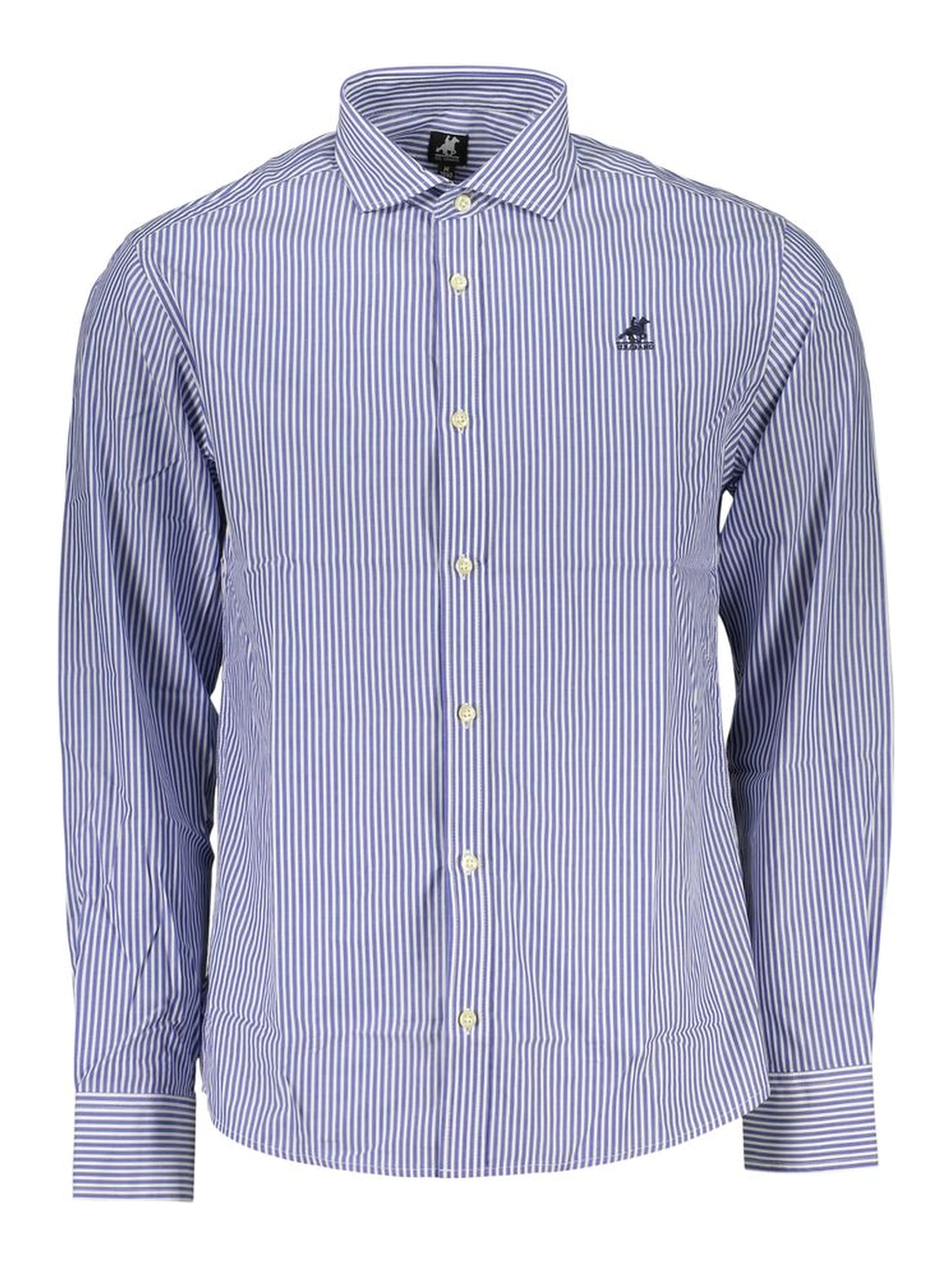 Blue Cotton Pattern Shirt