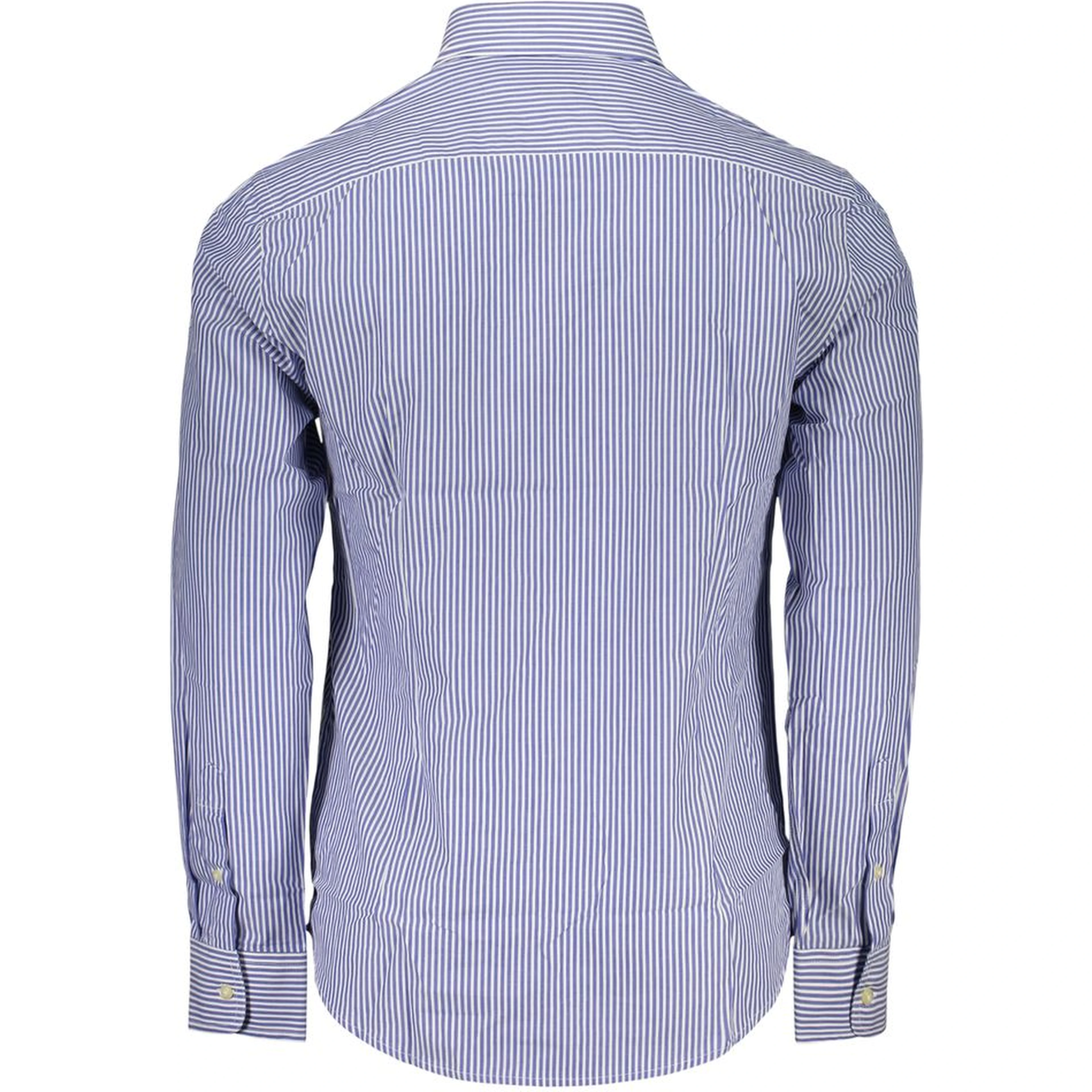 Blue Cotton Pattern Shirt