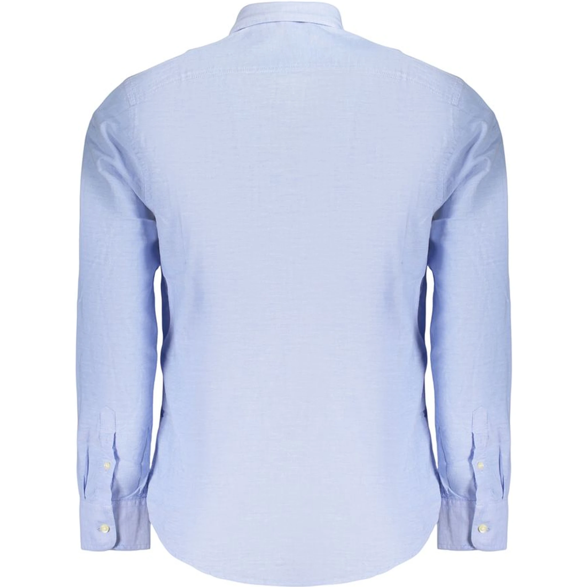 Blue Cotton Dress Shirt