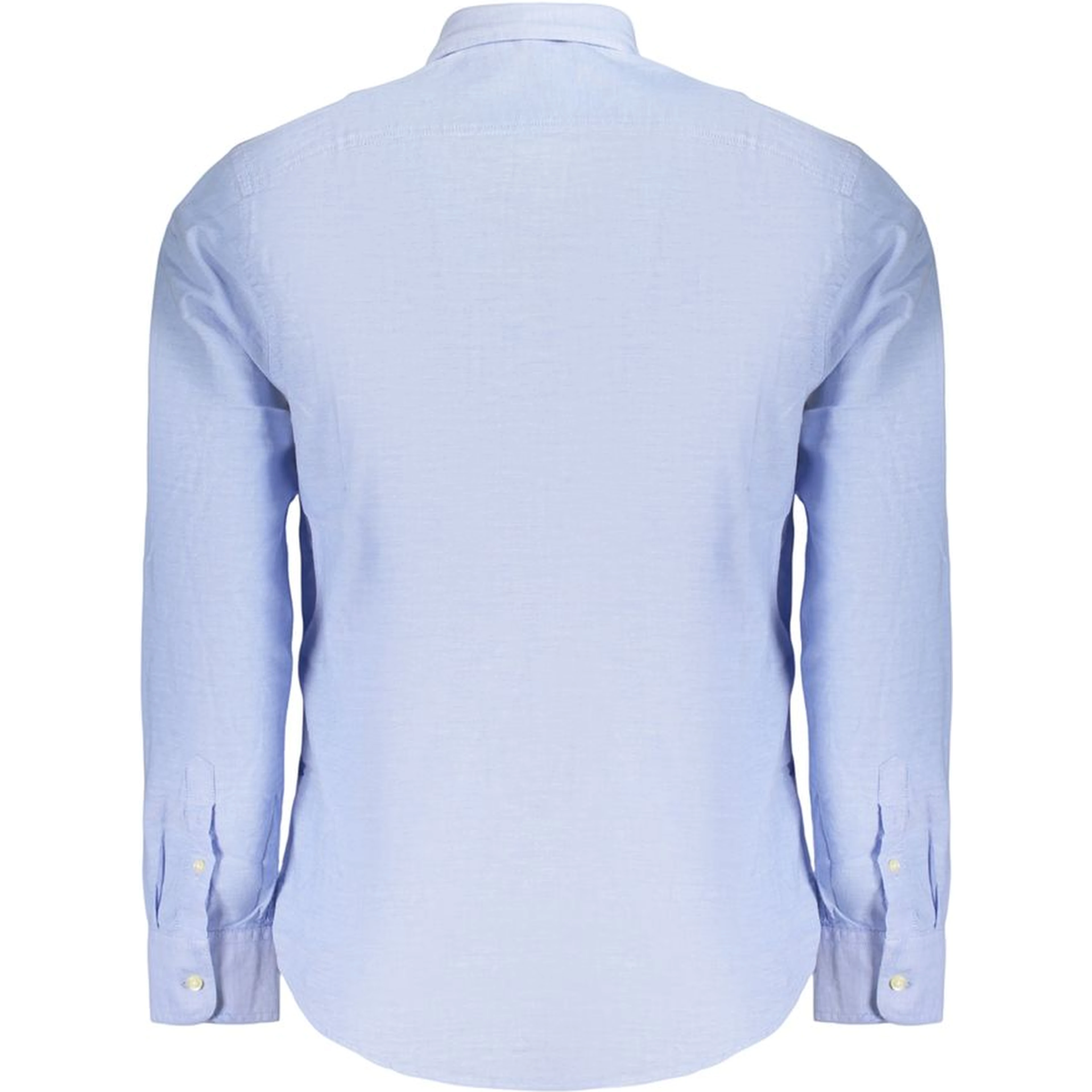 Blue Cotton Dress Shirt