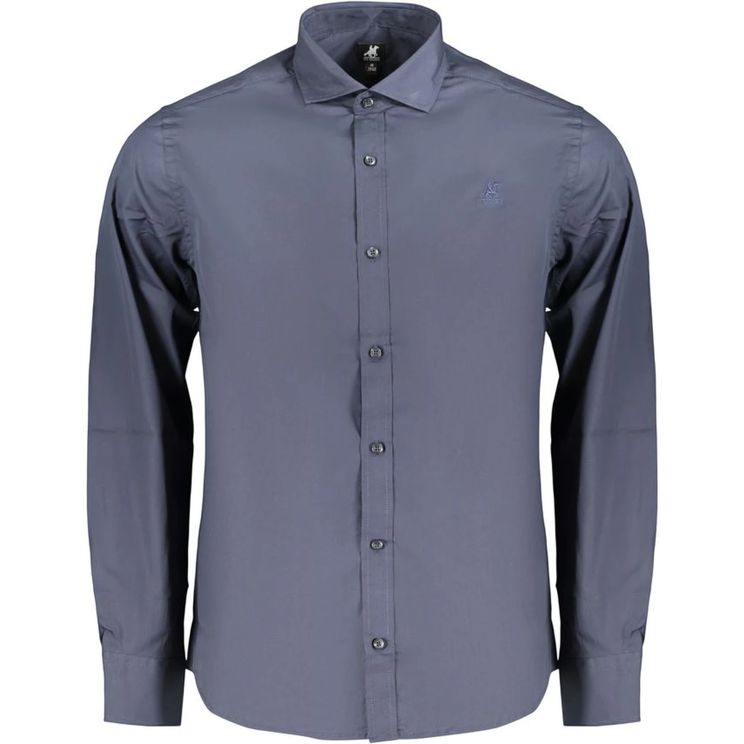 Blue Cotton Men's Shirt