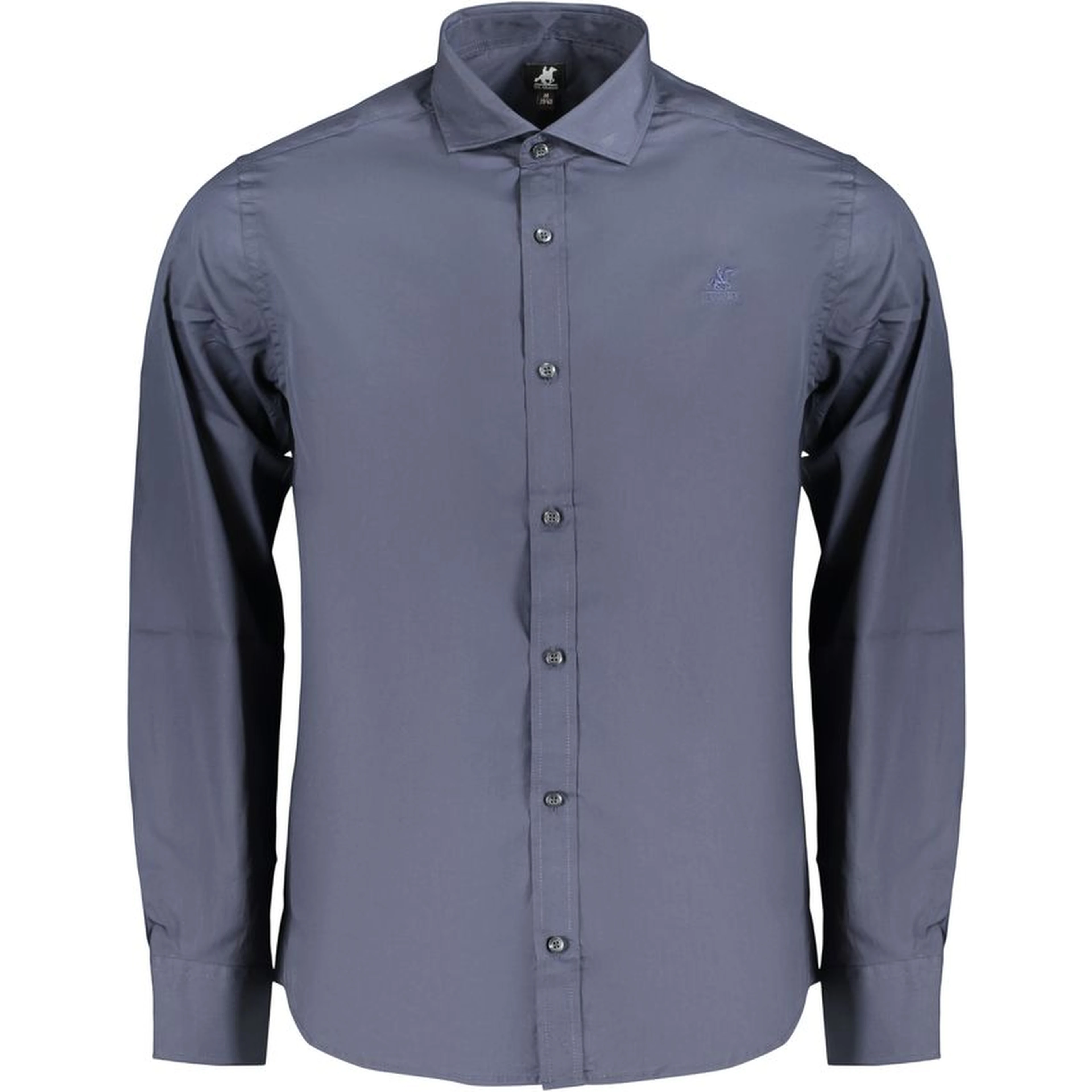 Blue Cotton Men's Shirt