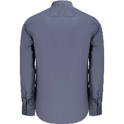 Blue Cotton Men's Shirt