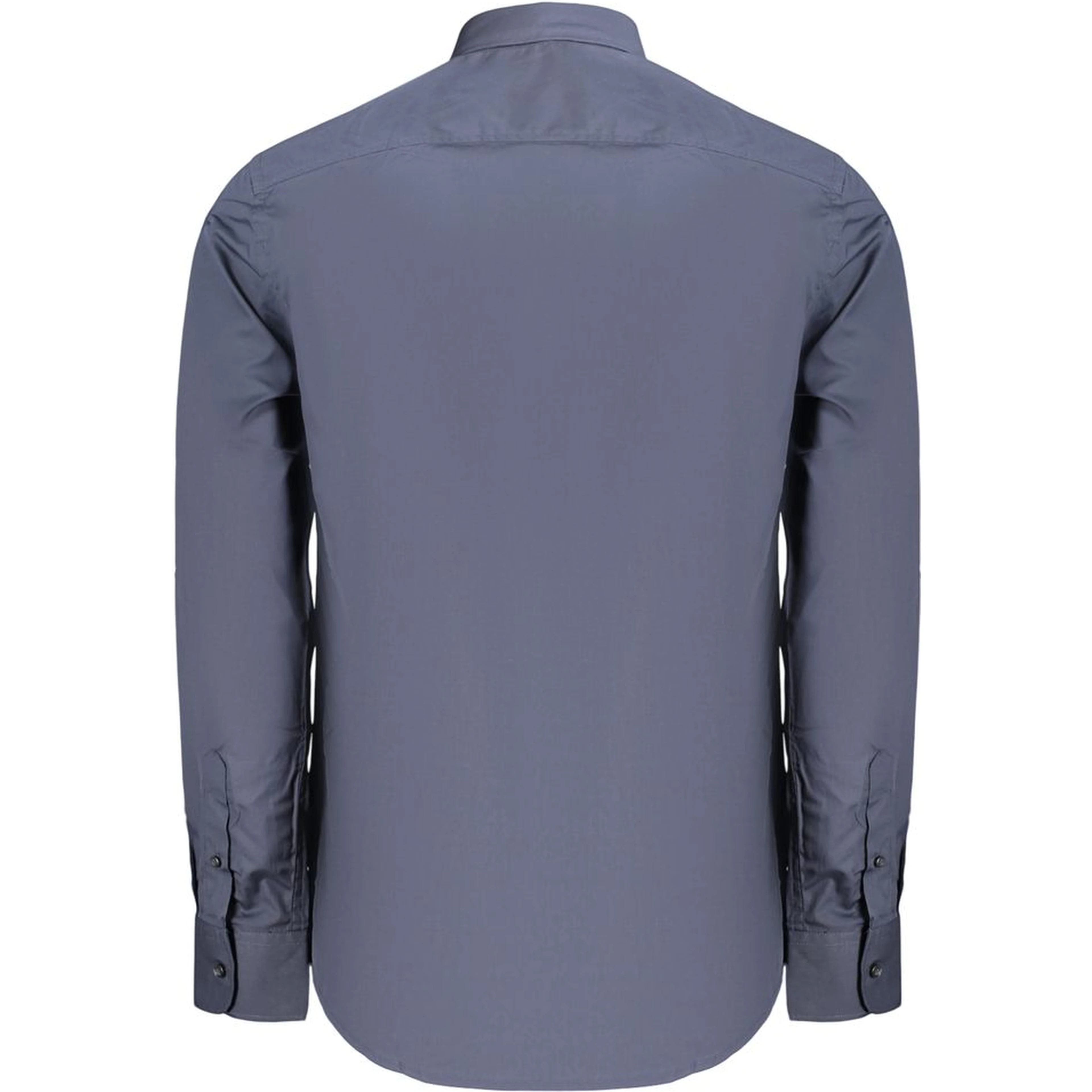 Blue Cotton Men's Shirt