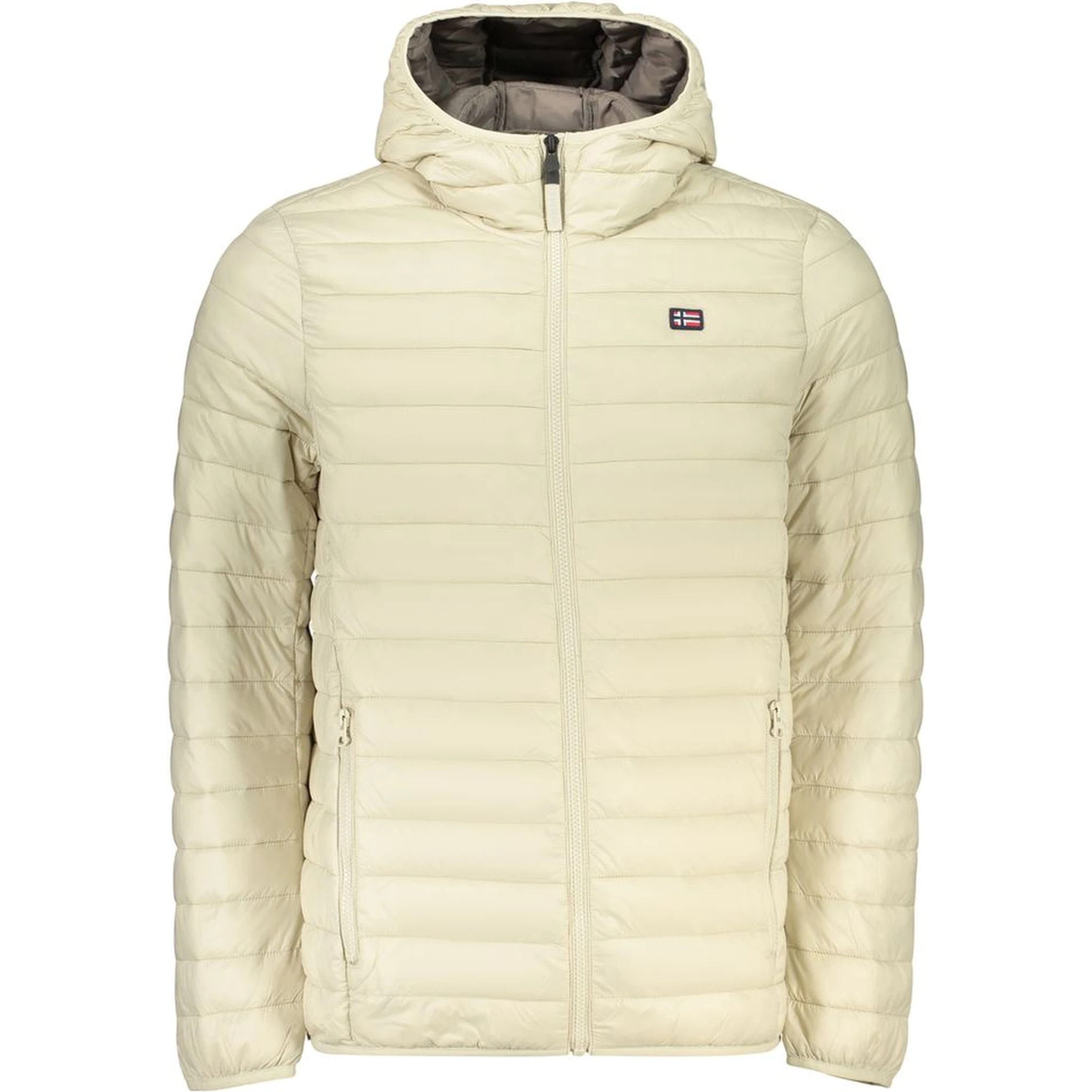 Beige Polyamide Shell Jacket