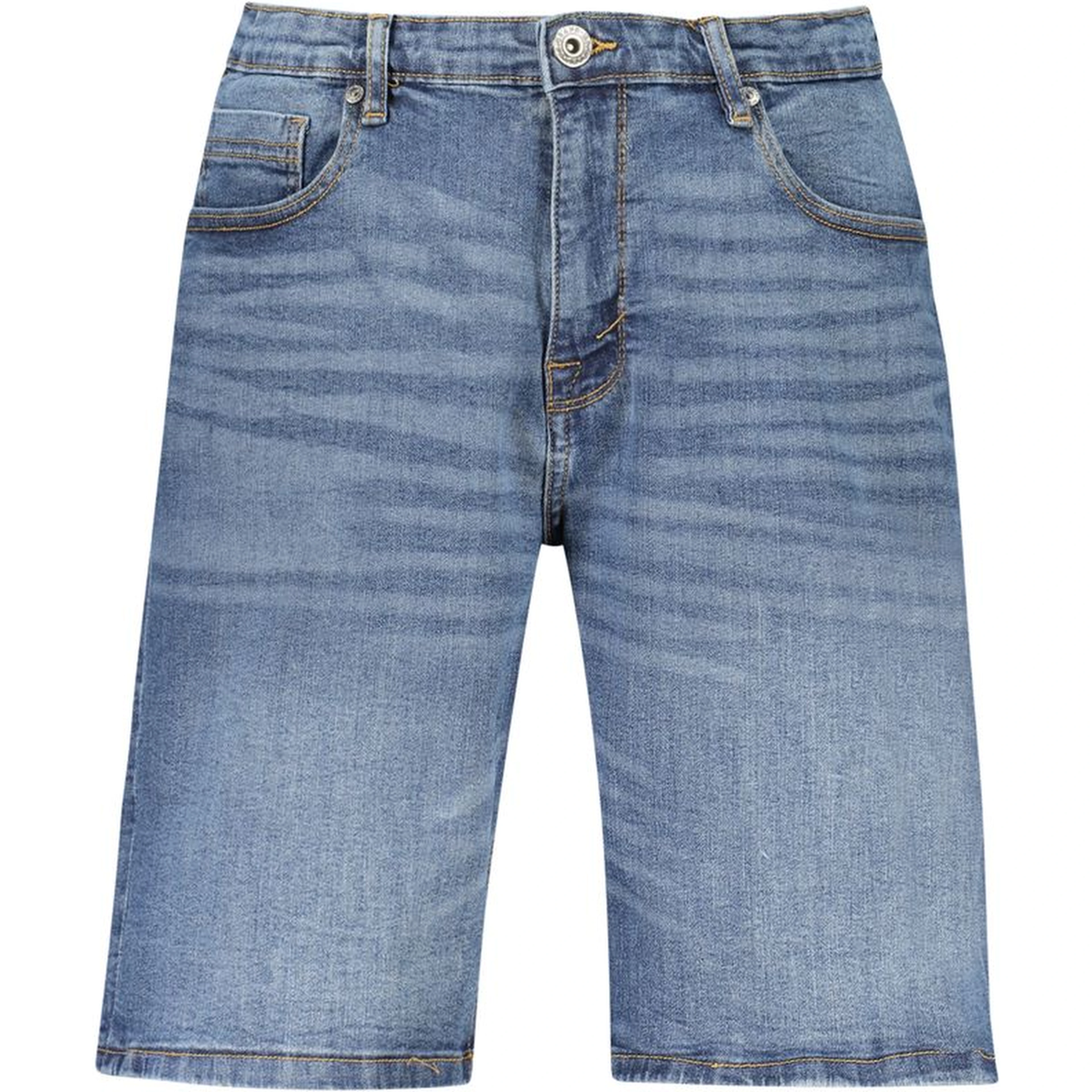 Blue Cotton Mens Short