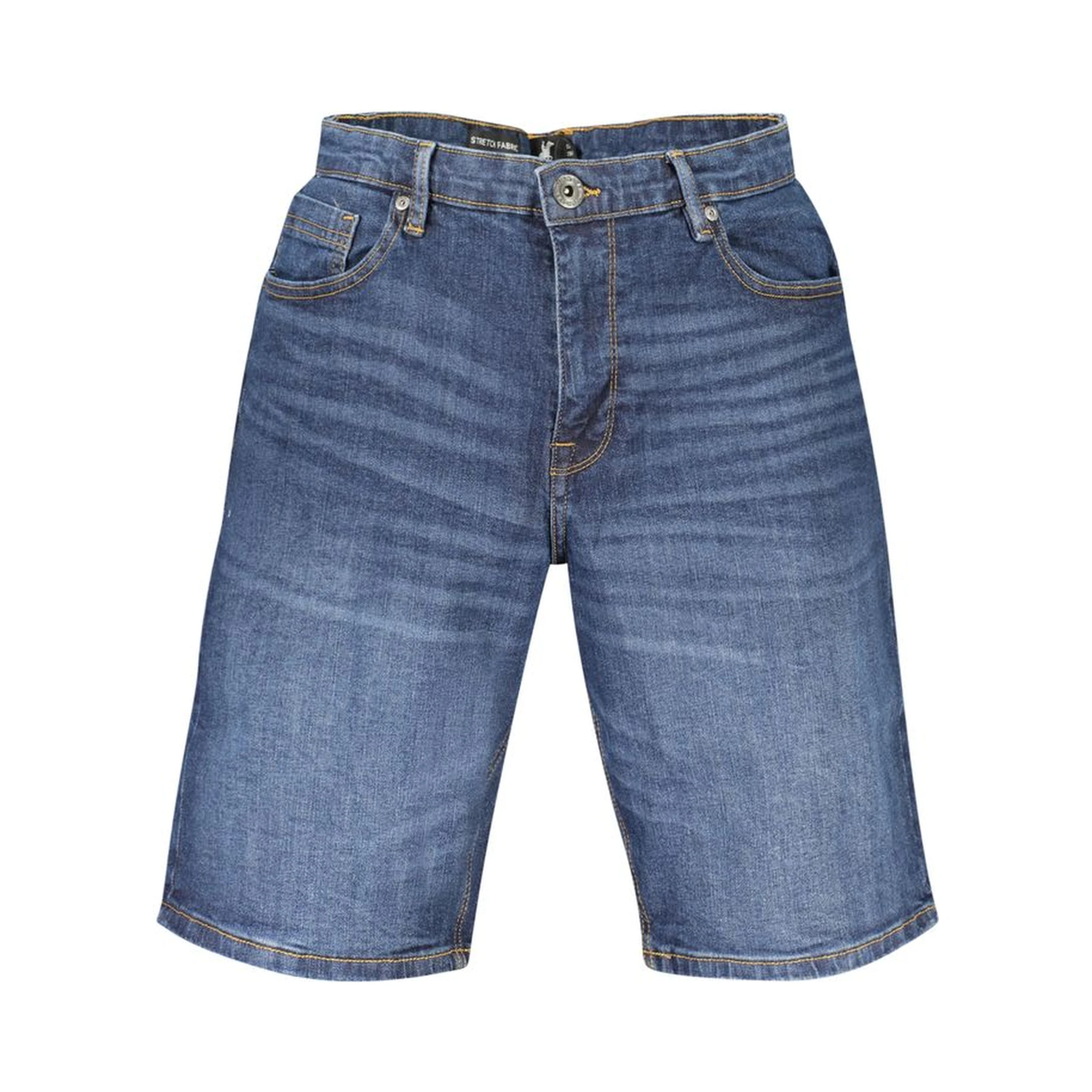 Blue Cotton Shorts
