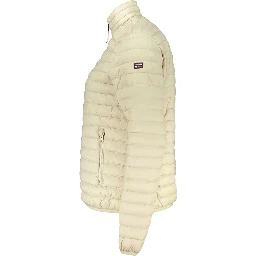 Beige Polyamide Women's Jacket