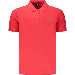 Red Cotton Polo Shirt