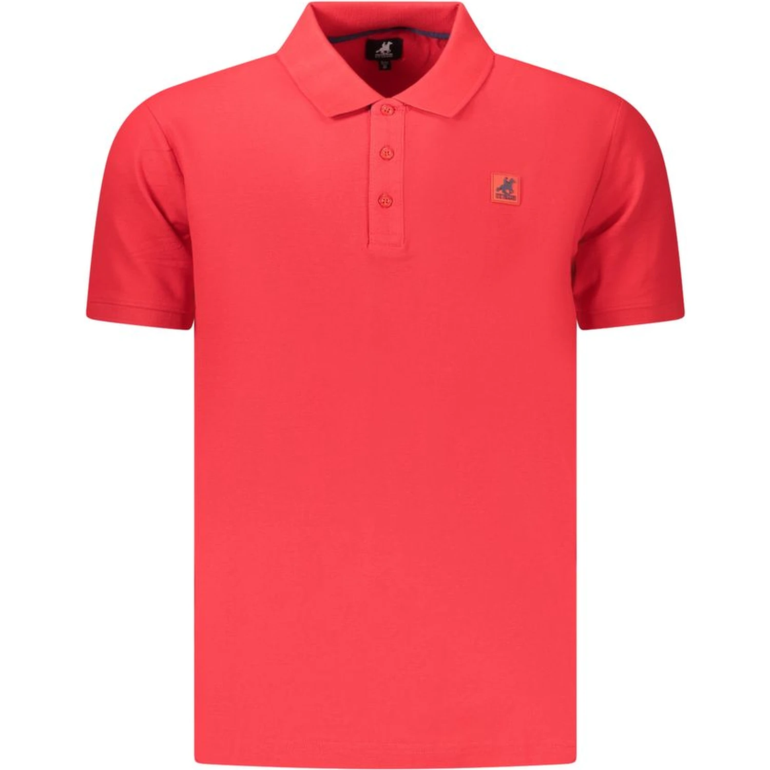 Red Cotton Polo Shirt