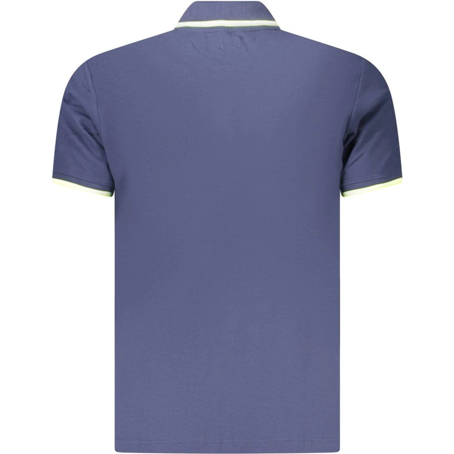 Blue Cotton Mens Polo Shirt
